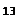 Text Box: 13